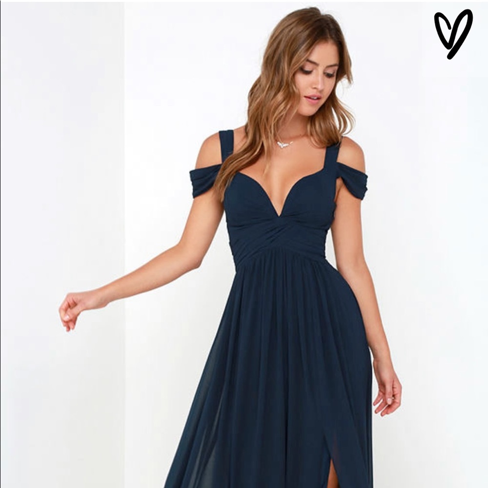 Lulus Bariano Ocean of Elegance Dress